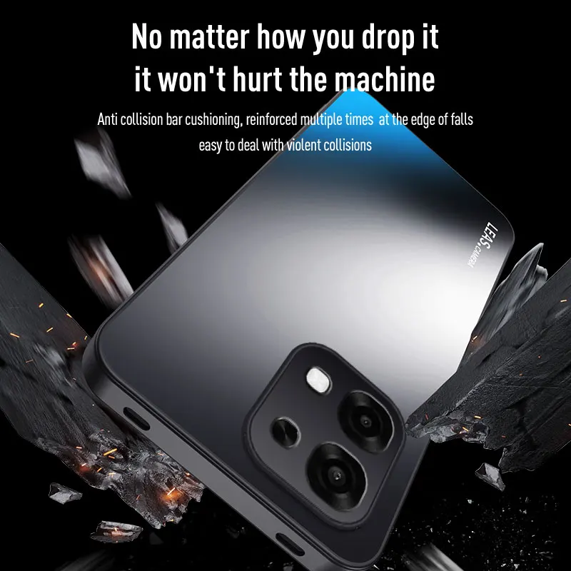 حافظة لهاتف OPPO F31 A6 Pro 4G 5G فاخرة من الأكريليك غير اللامع غطاء كمبيوتر متجمد لهاتف OPPO F31 ممتص للصدمات Funda #5