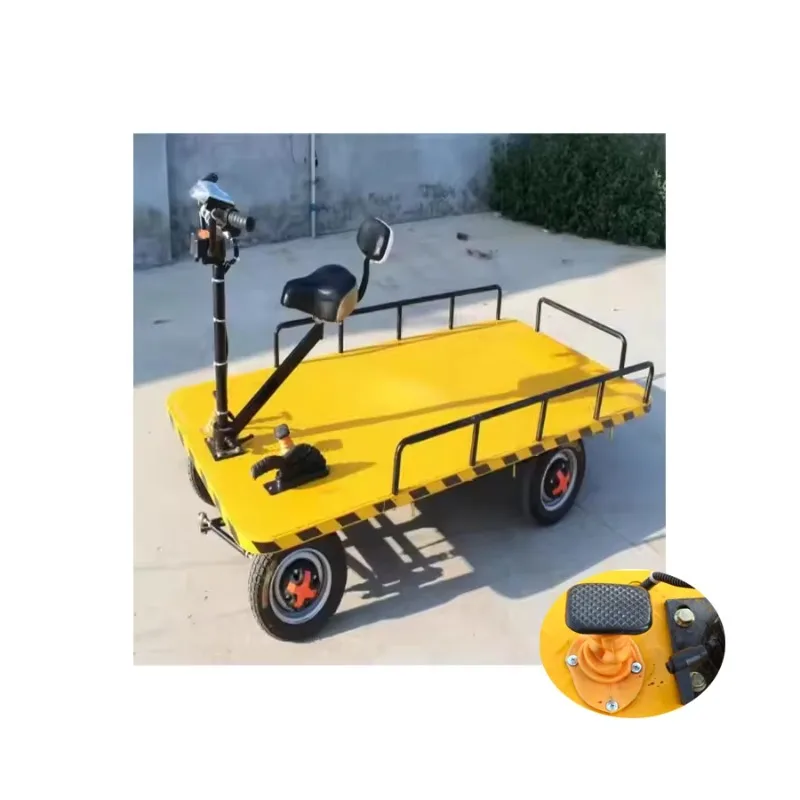 

2025 New Models Customizable 800kg Electric Flatbed Transporter Small Electric Front and Rear Transporter Electric Tool Cart