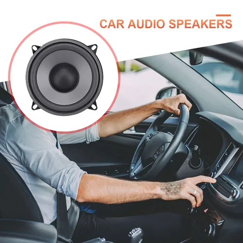 Imagen 2 del producto Altavoces universales para coche, 2/1 piezas, 5/6 pulgadas, 500W, 600W, 2 vías, Audio automotriz, música estéreo, Subwoofer, altavoz Coaxial HiFi magnético
