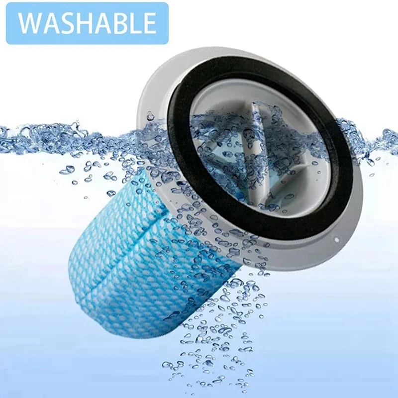 4ชิ้นตัวกรองทดแทนใช้ได้กับ Z0801reusable ยูเรก้าและเครื่องดูดฝุ่นแนวตั้งที่สามารถล้างทำความสะอาดได้อะไหล่ที่กรองล่วงหน้า