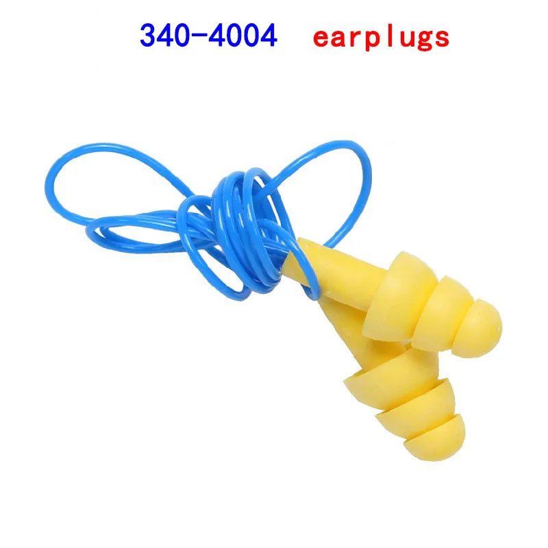 original 340-4004 noise earplugs Christmas tree shape earplugs yellow With lines Learn Sleep jobs ear plugs