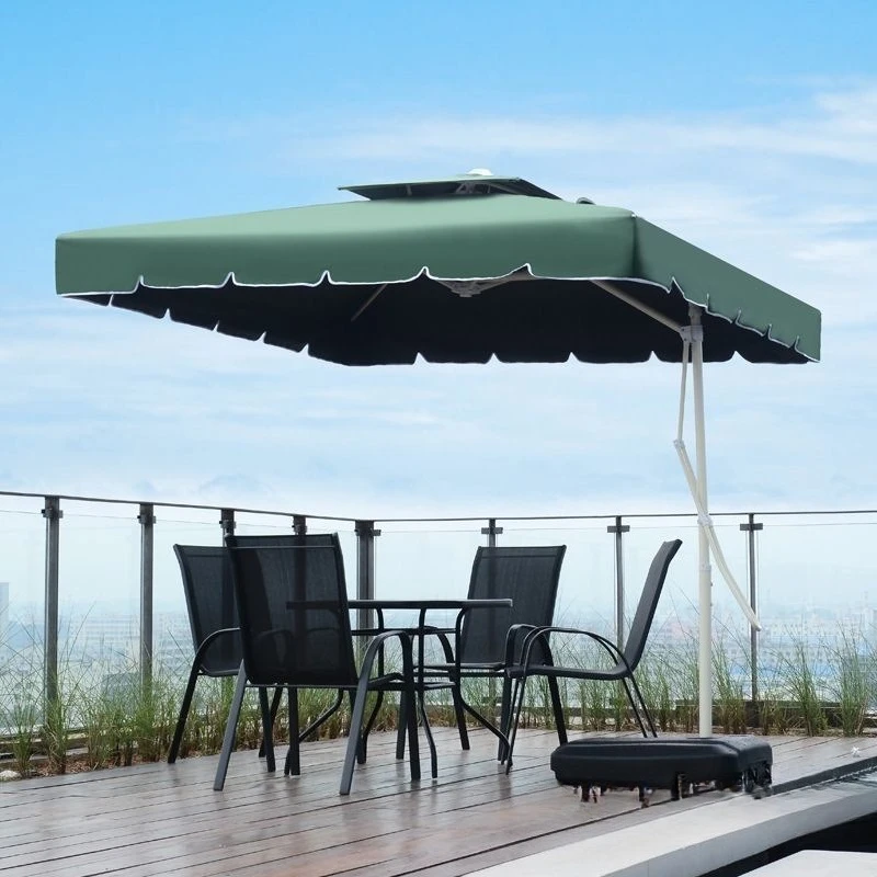 Outdoor umbrella shading large yard courtyard umbrella weather and rain stall commercial vinyl balcony fishing outdoor beach