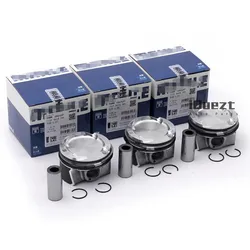 Pistons & Rings Set Mahle for Mini Cooper One F55 F56 Peugeot B38A12A 1.2 THP 11258618505