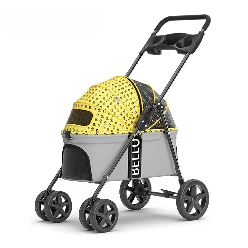 

STLF(Ready to Ship) Wholesale Foldable Pet Stroller Travel Outdoor Walking Stroller Dog Trolley