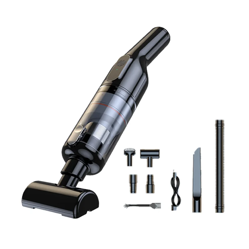 2025 جديد 16000Pa مكنسة كهربائية محمولة باليد للسيارة والمنزلية محمولة عالية الطاقة مكنسة كهربائية إعصارية