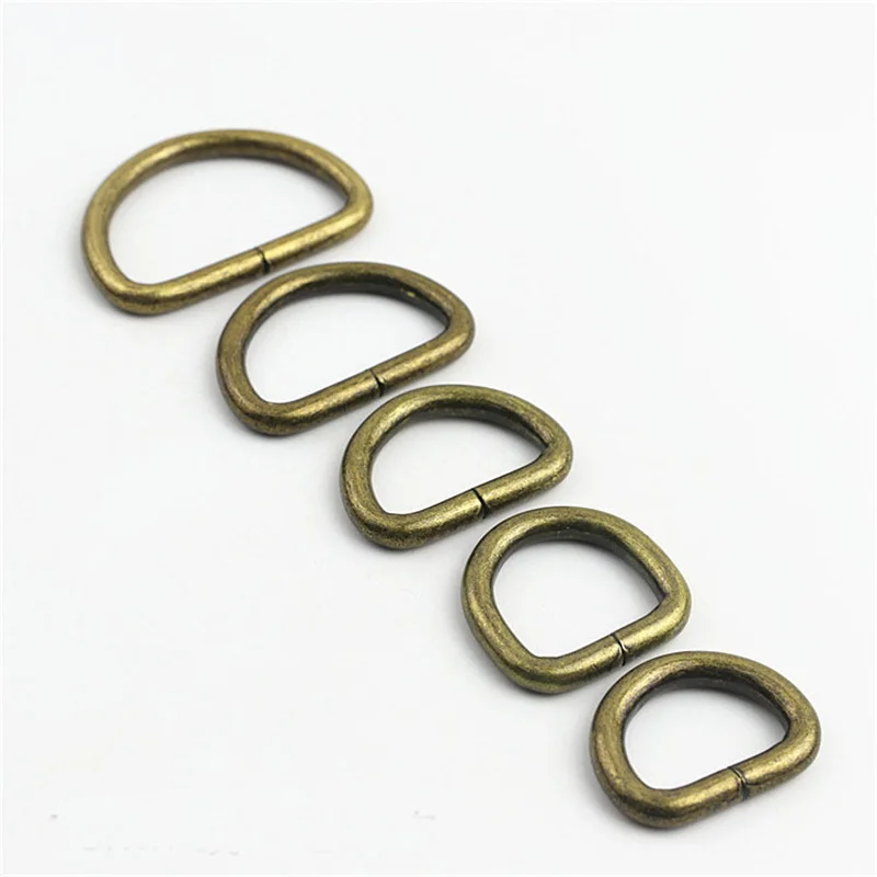 20/25/32/38 мм металлические D-кольца для ремня сумки, лямки, пряжки, ремень для рюкзака, соединительный крючок, застежка, аксессуары для фурнитуры «сделай сам»