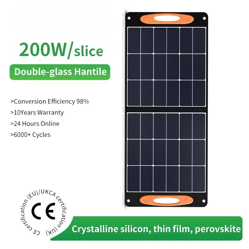 Foldable Solar PanelsPortable 400W Folded Solar Panel For Home Use Camping High Efficiency Foldable Solar Panels Charger