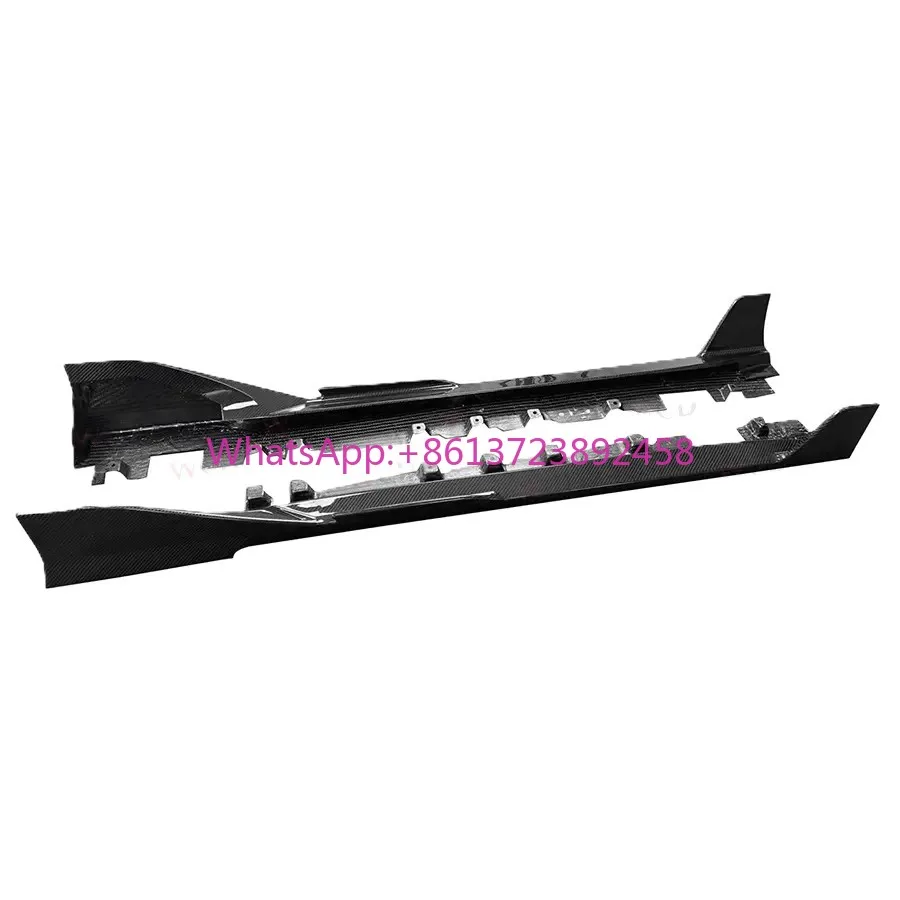 

TOS Style A90 Supra Carbon Fiber Side Skirts Extension for Toyota GR Supra A90 MK5 Side Skirts Splitter 2019-2023