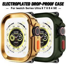 Cover For Apple Watch Ultra 2 49mm Case 41mm 45mm For iWatch Series 9 8 7 6 5 4 3 SE TPU Protective Shell Frame Drop-proof 44mm