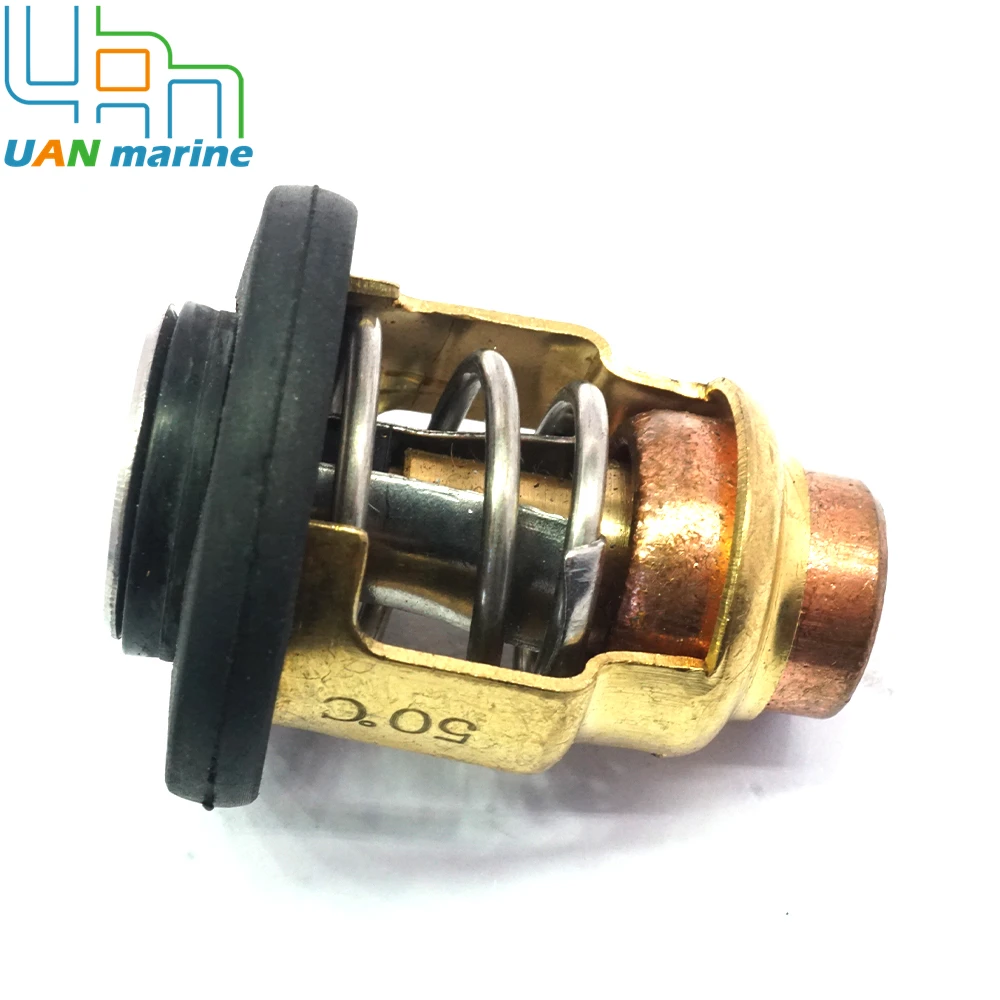 50℃ /122℉ Thermostat 6E5-12411 688-12411 6H3-12411 6E5-12411-10 for Yamaha FOR SUZUKI Outboard Motor 15HP 25HP 30HP 40HP- 220HP