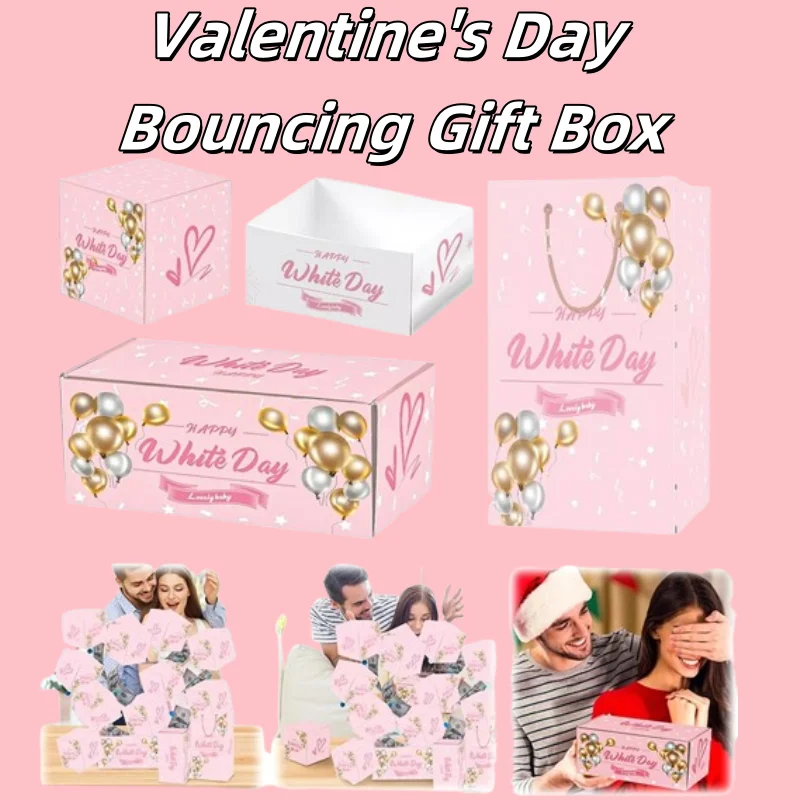 Surprise Gift Box DIY Folding Paper Box Money Pop Up Birthday Surprise Bounce Box Explosions Red Envelope Anniversary Valentine