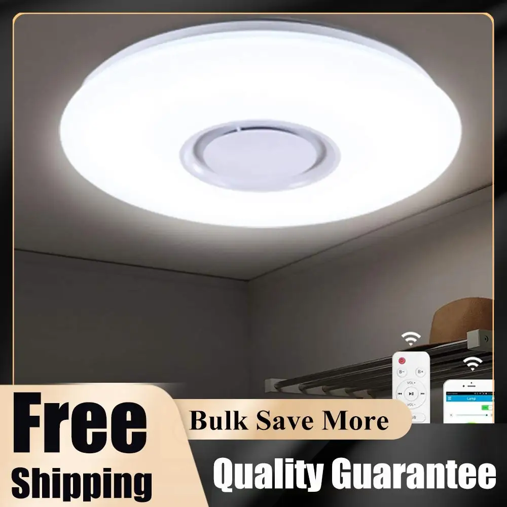 

Intelligent LED Lamp with Speaker RGB Home Decoration Light APP Control Bluetooth-compatible 2800K-6500K for Bedroom Living Room