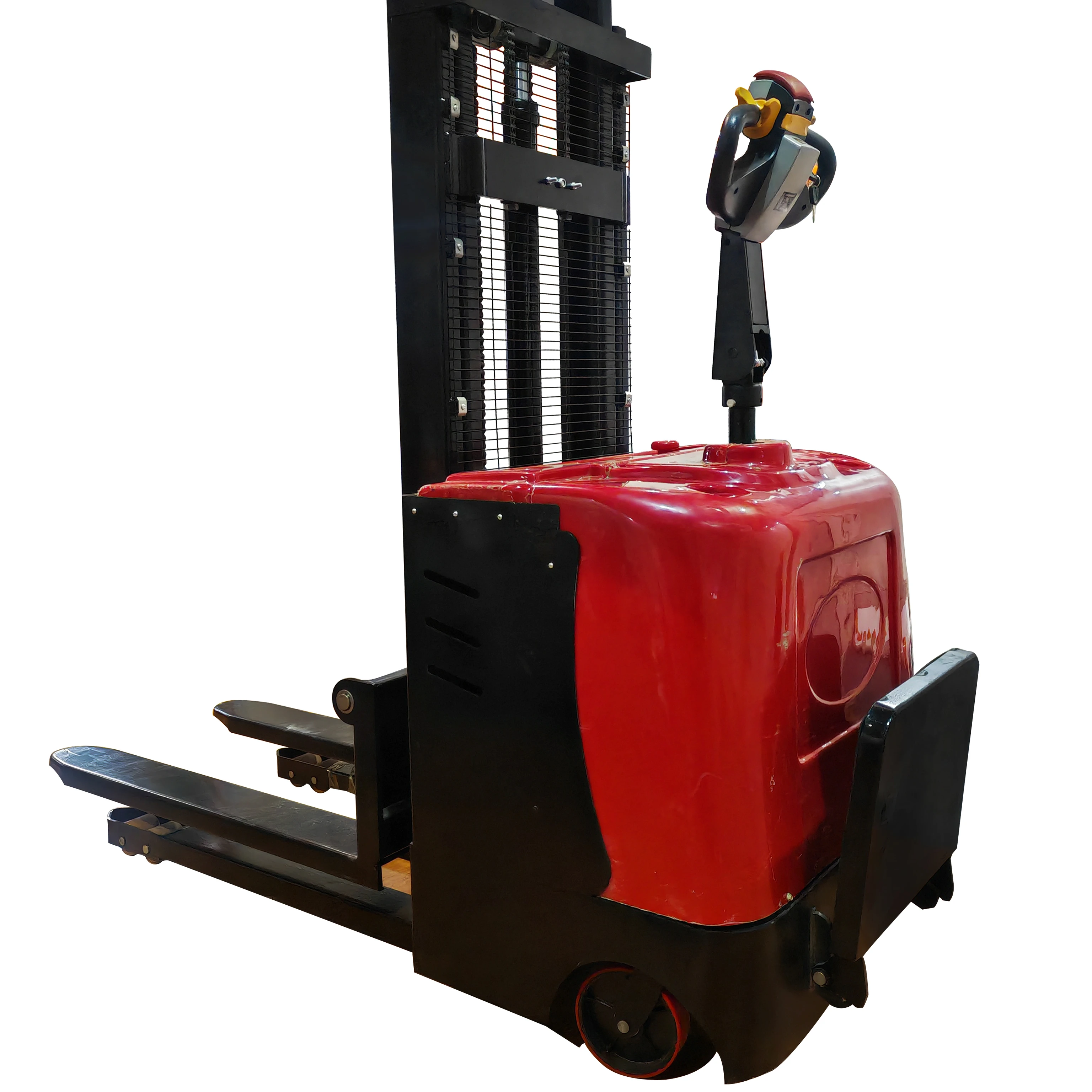All Electric 1 Ton 2 Ton Pallet Stacker Walking Forklift Charger Battery Core Component New Condition for Small Space Warehouses