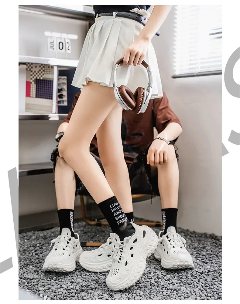 2025 neue Sommer Mode Liebhaber Sandalen EVA Baotou männer Sandalen Outdoor Dicken Boden Loch Schuhe Luxus Strand Männer garten Schuhe – Detail 3