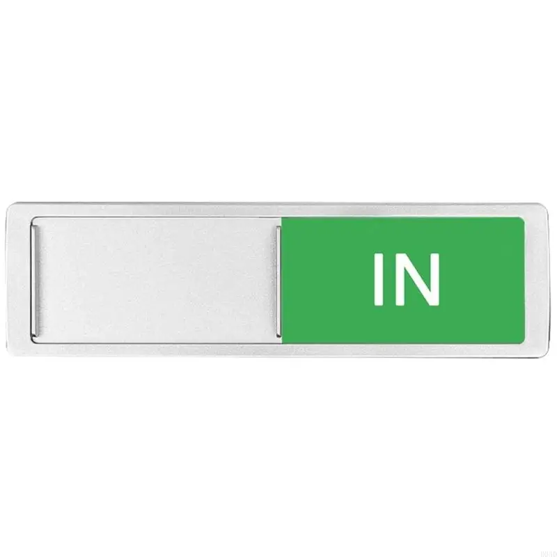 D0AD In Out Sign Office Sign Bathroom Indicators Slider Signboard for Conference