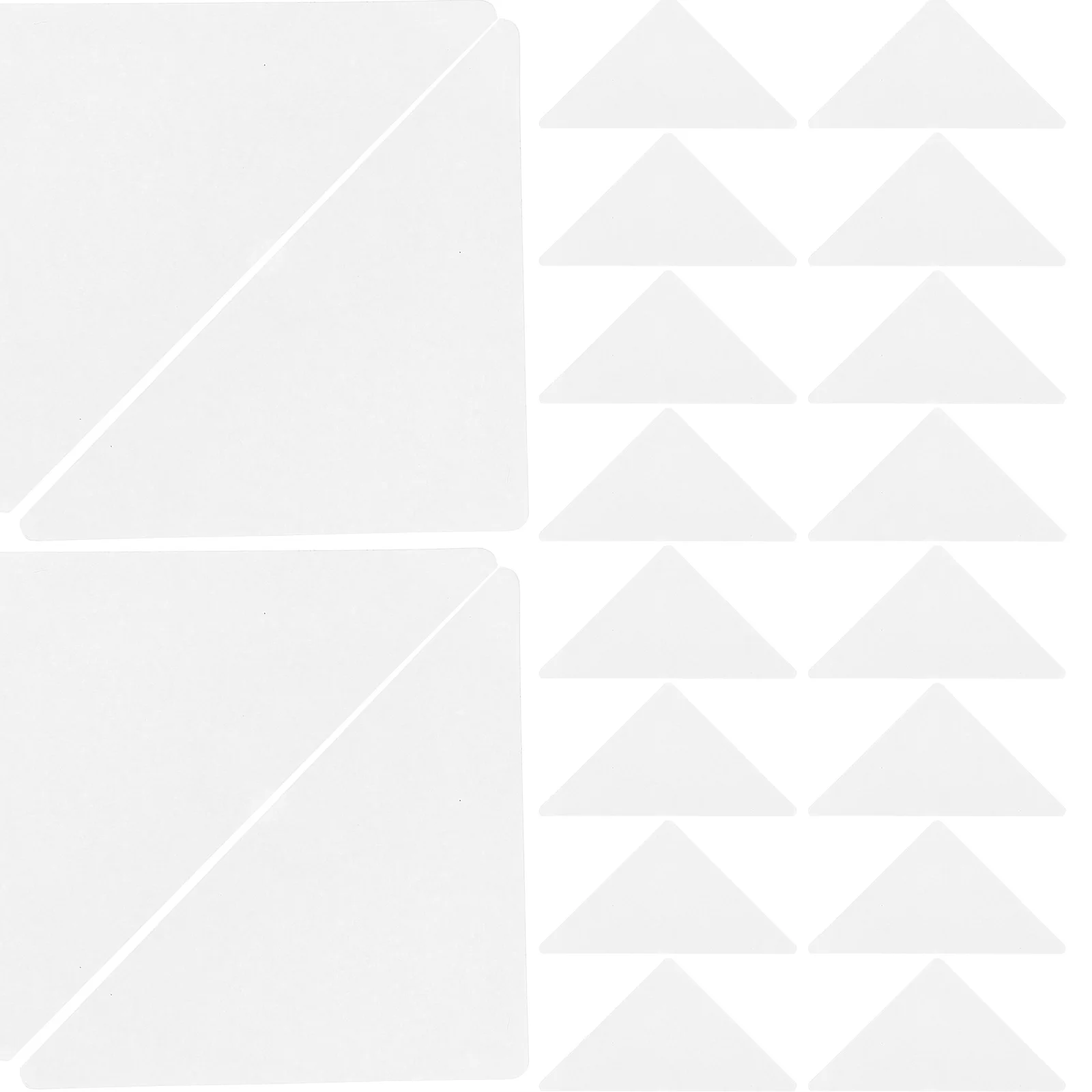 

90pcs Collar Stays Triangle Shirt Collar Extenders for Mens Shirts Formal Wear Adhesive Stays Untucked Blouse Stiffener