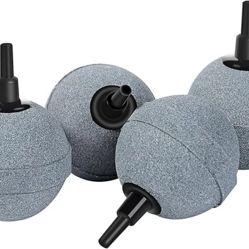 5 Pack Air Stones for Ponds 2 Inch, Long Lasting Aerator Oxygen Diffuser, Air Pump Accessories for Aquariums, Fish Tanks, Hydrop