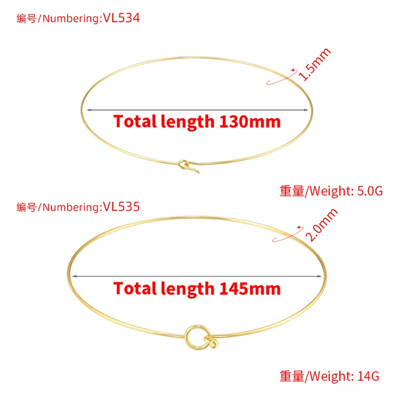 316L Stainless Steel Heart Round Adjustable Collar Women\'s Necklace Simple Open Neck Metal Jewellery Accessories: VL534 VL535