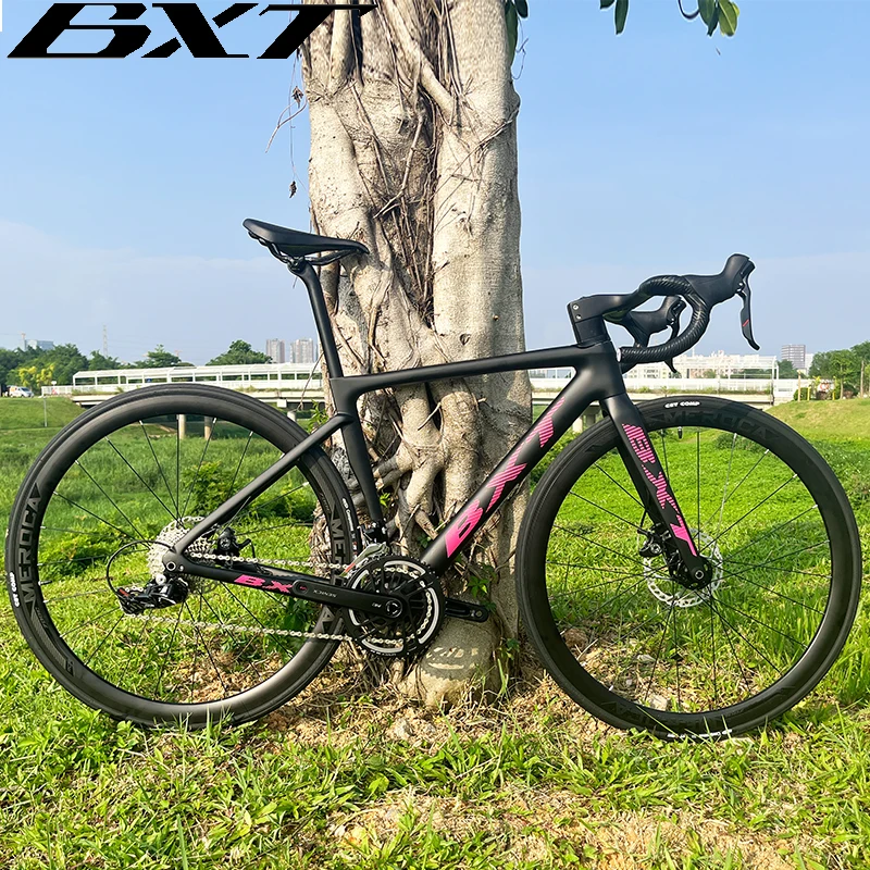 Road Bike 700C Full Carbon Cyclocross Bikes Shimano 2*11Speed Disc Brake Road Bike Carbon Shimano 700C