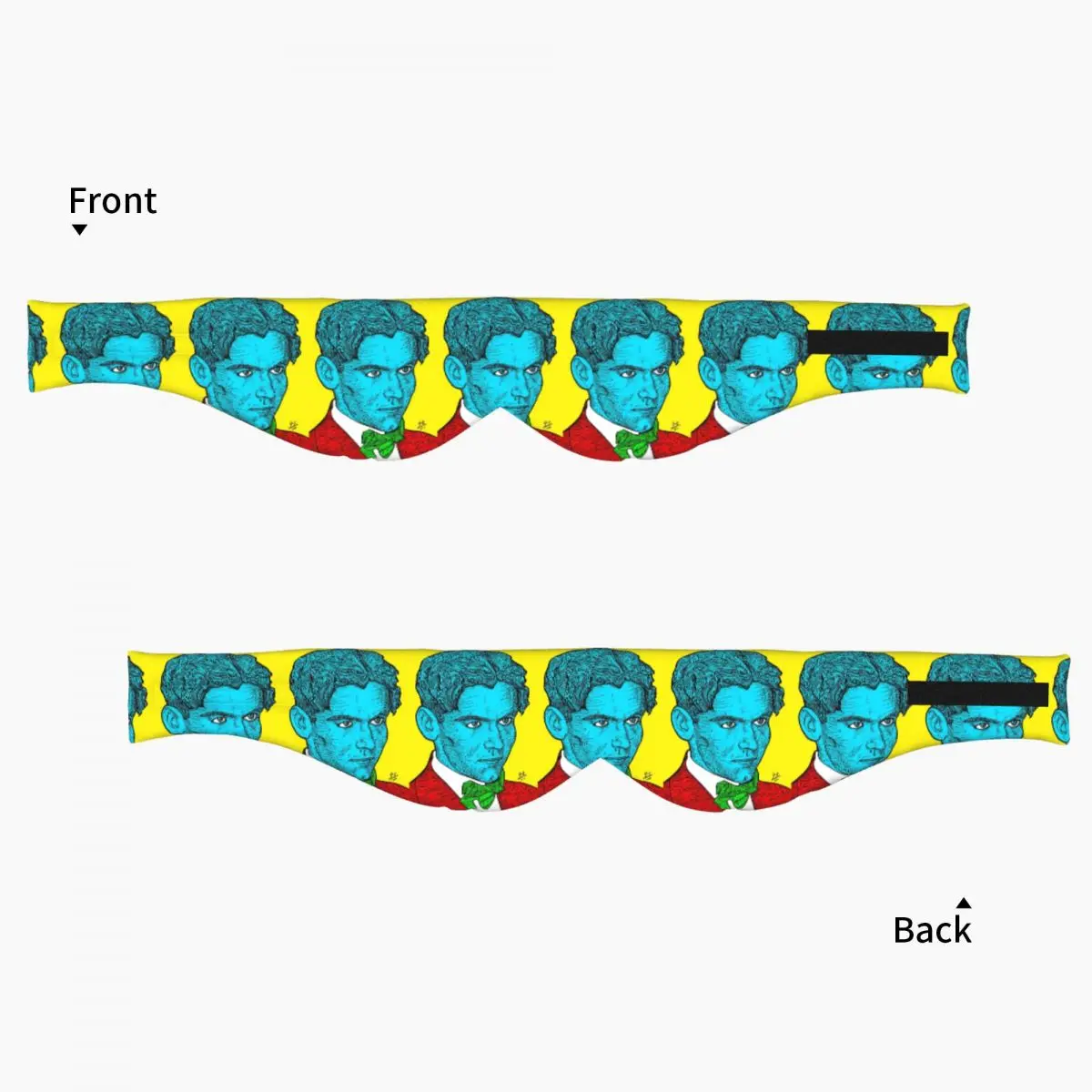 Federico Garcia Lorca Portrait 16 sleep eye mask Light Blocking Portable Eye Cover for Girls Boys Office Nap Eyeshade eyepatch - view 3