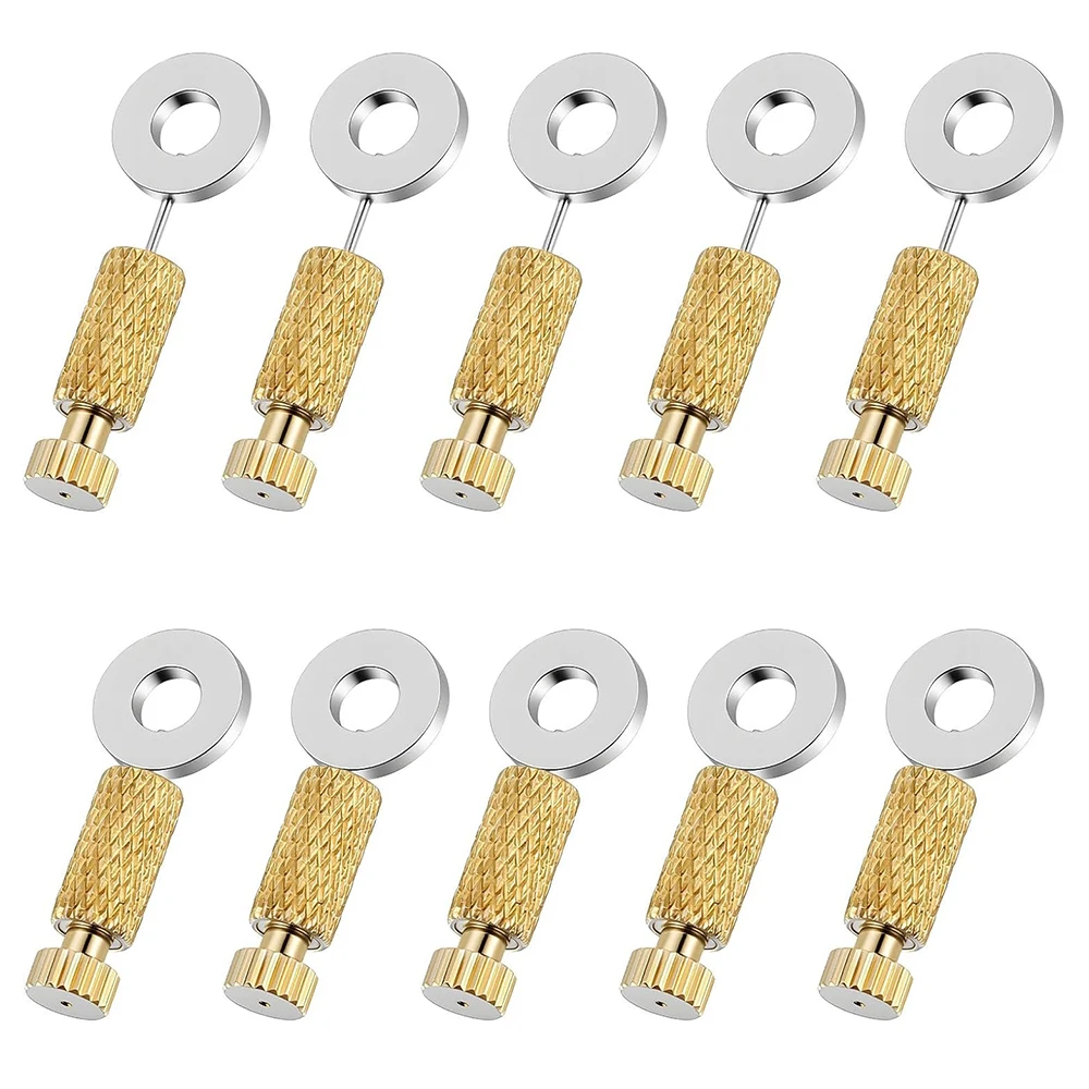 4Pcs Leather Positioning Needles Leathercraft Located Needles Locking Pins for DIY Leather Craft Hand Sewing Stitching Fixing