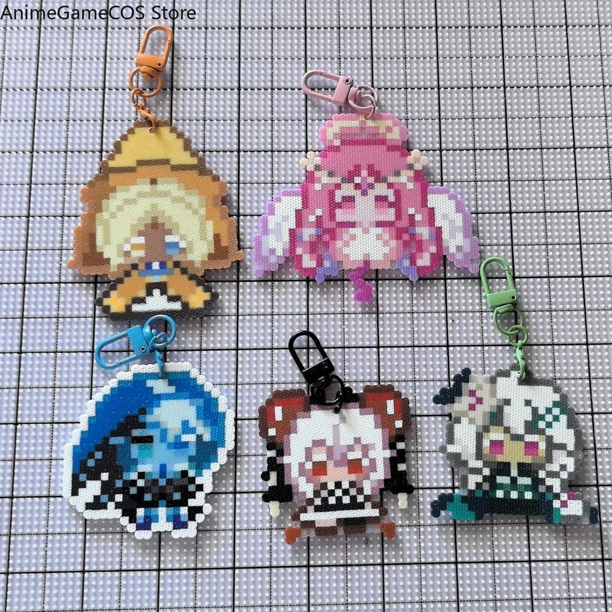 anime-cookie-run-kingdom-pure-vanilla-cookie-shadow-milk-cookie-perler-beads-chaveiro-pingente-kawaii-presente-de-aniversario-cosplay