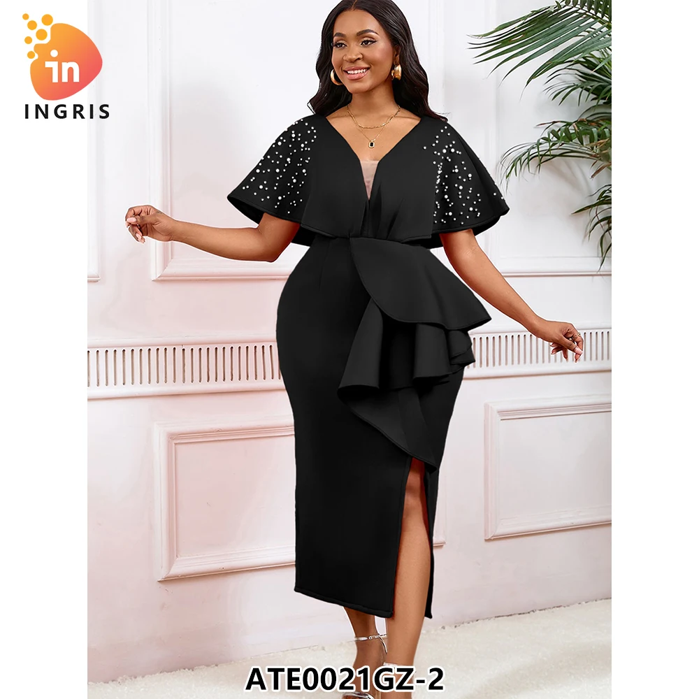 فستان زفاف 2024 فستان زفاف فرنسي خفيف فاخر على الكتف فستان سهرة صيفي خفيف-ATE0021GZ #2