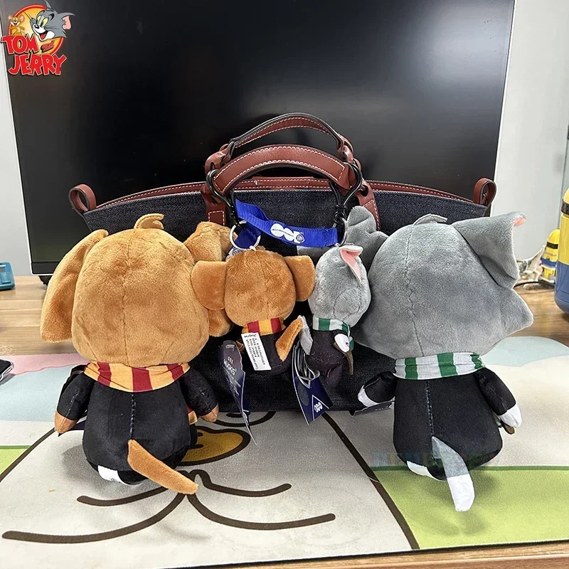 Warner 100th Anniversary Tom e Jerry Peluche Bambola Cosplay Harry Potter Tom Vestito Più Piccolo Portachiavi Design Peluche Bambola