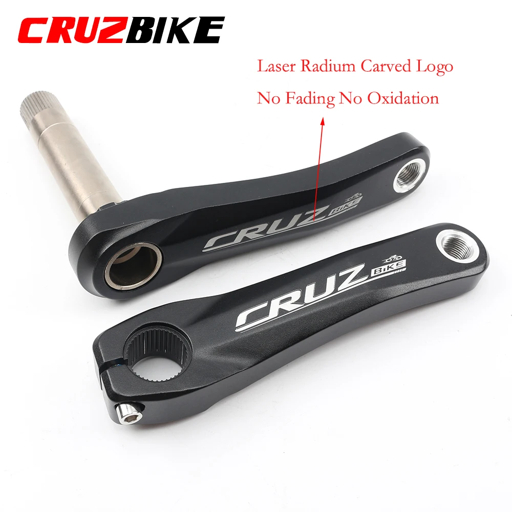 CRUZbike 89/98/110/127/140/150mm Alloy Aluminum MTB Child Bike Crank Kids Folding Bicycle Cranksets