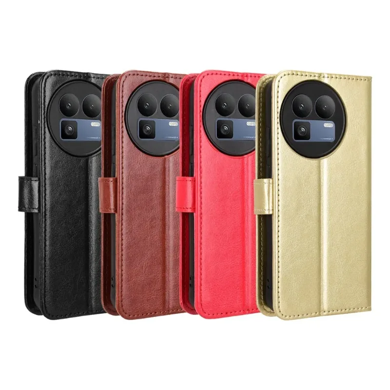 

Флип-чехол Skinlee для Realme GT8 5G, сумка с отделением для карт, магнитный кожаный чехол-кошелек для Realme GT8 5G