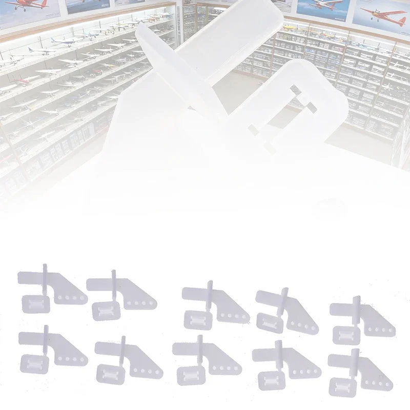 10 sets medium lock on nylon control horn and clevis 21mm set rudder