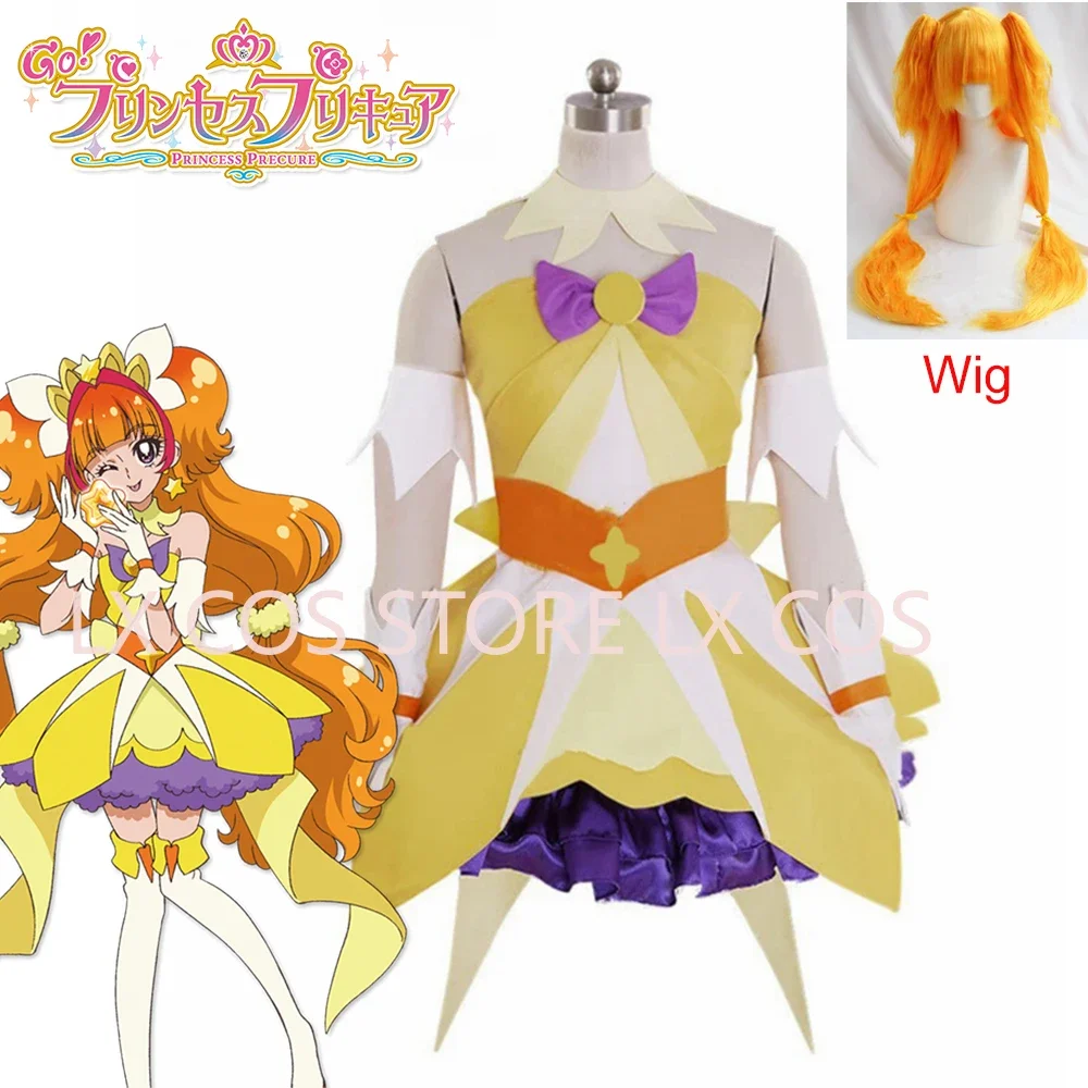 Halloween Women's Go! Princess PreCure Cure Twinkle Party Dress Cosplay Costume High Quality Custom Made Cos Clothes