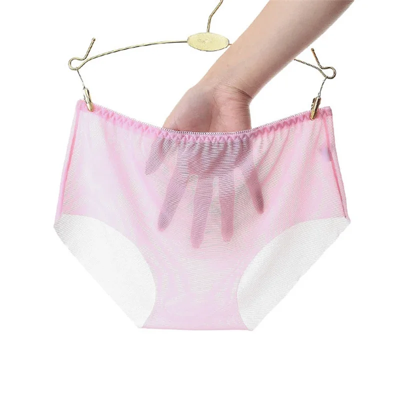 

M-XL Mesh Panties See Through Underwear Wome Briefs Underpants Ladies Lingerie G-strings Thongs Women's Panty Bikini G Strings