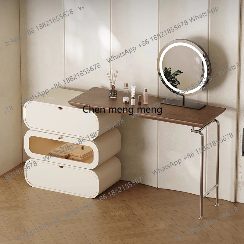 

Cute Bedroom Vanity Table Makeup Mirror Desk Storage Drawers Tool Chest Dressing Table Luxury Vestidores Lounge Suite Furniture