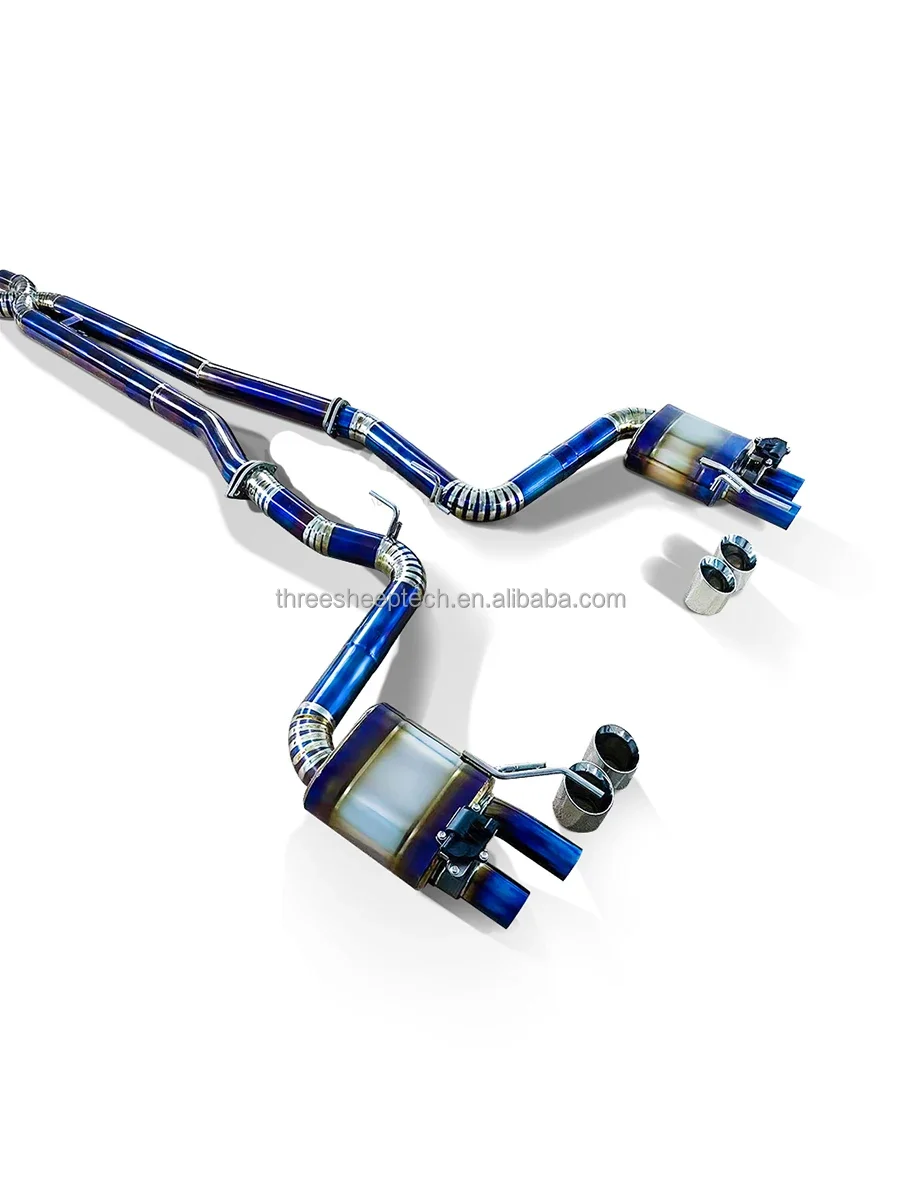 OEM выхлопная труба Catback из титанового сплава для Ford Mustang GT500 V8 2012-up, 3,7 5,0 л, глушитель, выпускная система Valvetronic