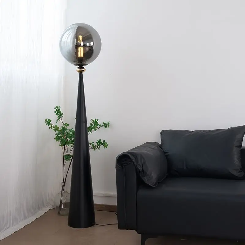 

Modern Luxury Glass Floor Lamp Used for Artistic Bedside Beside Sofas Standing Lamp Interior Lighting Home Decor Foot Lamp Salon