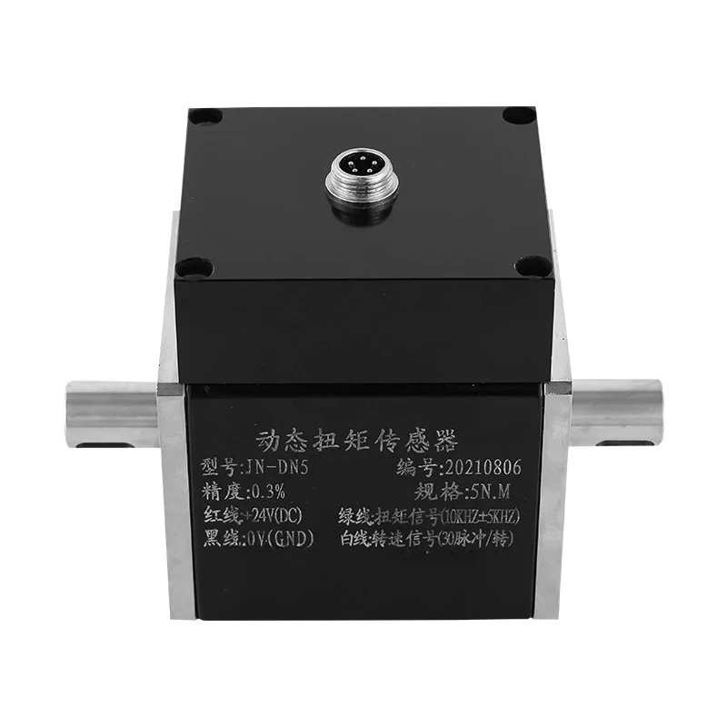 10Nm Torque Sensor 50Nm 100Nm square Driver Rotating Torque Measuring Speed Dynamic Rotary Torsion Transducer Contact Shaft