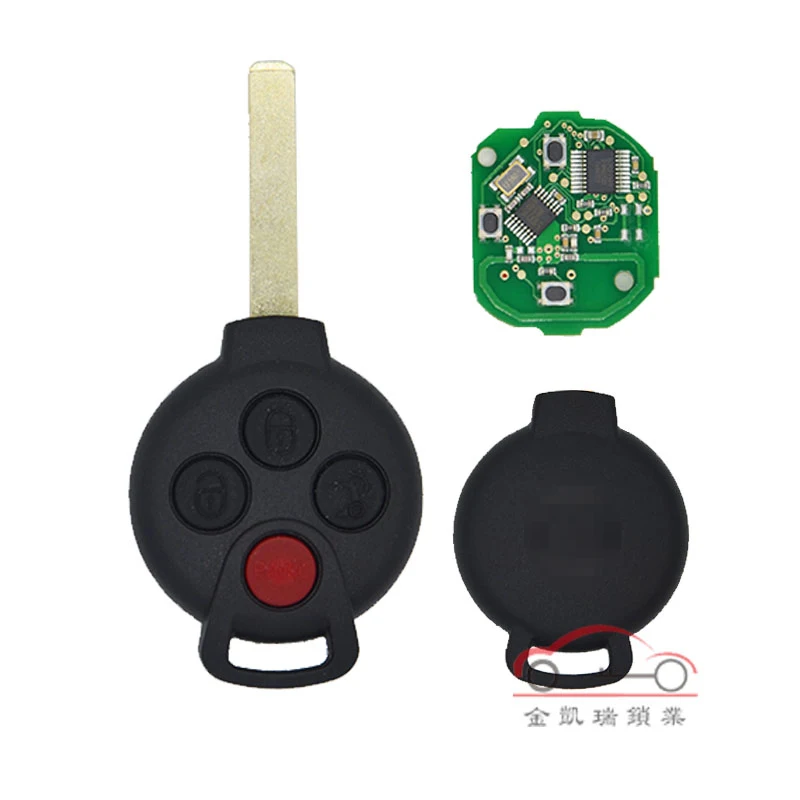 

1 piece for Benz car remote control key Smart three keys 433MHZ four keys 315MHZ chip key