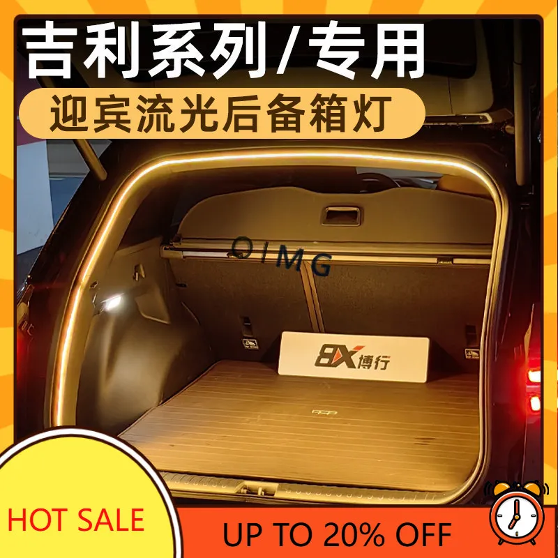 OIMG For Geely Xingyue L Boyue L Xingjian 7 Trunk LED Light Strip Ambient Light LED Lighting Accessories Replacement Custom Fit