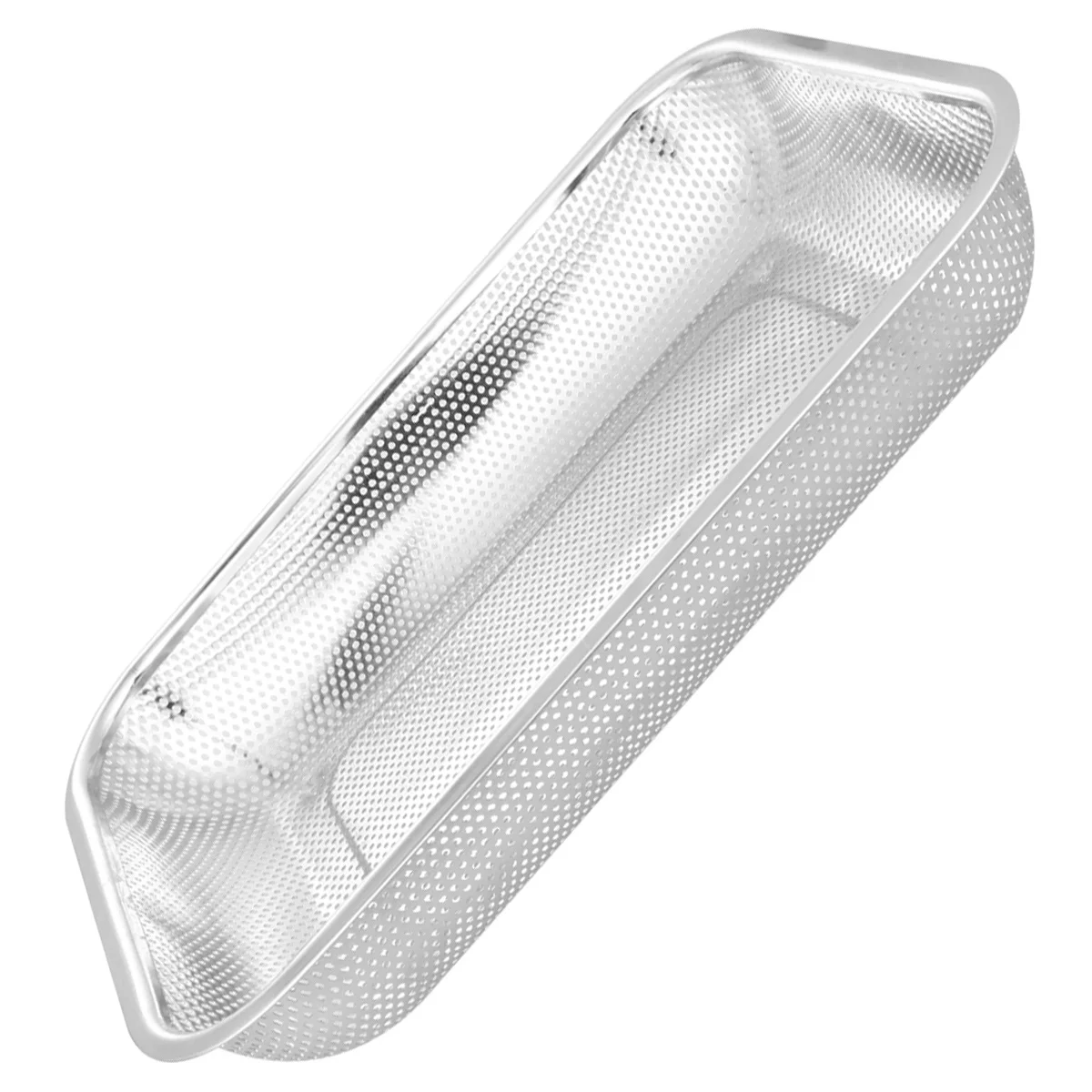

Stainless Steel Drain Basket L Size Vegetable Fruit Washing Strainer Sink Storage Rack Rice Cleaning Drainage Mesh Tool