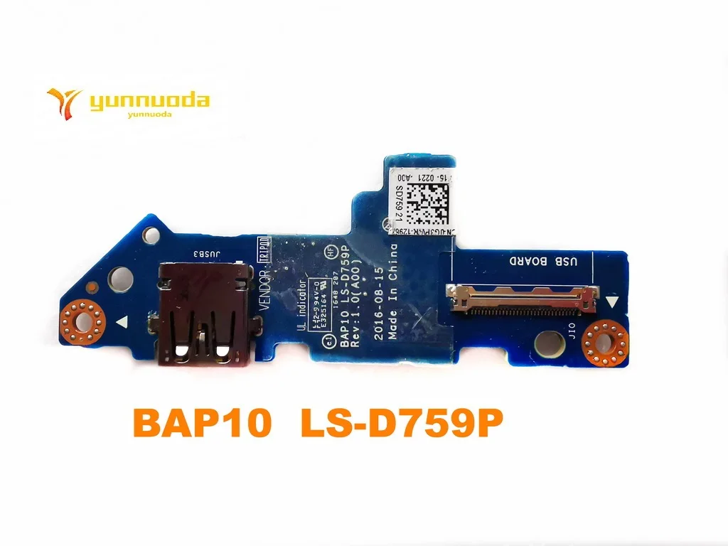 LS-D759P  for Dell Alienware 17 R4 USB IO Board BAP10 CN-0G3PWR 0G3PWR G3PWR