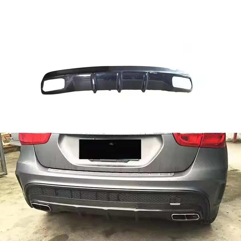 

For 2015-2016 Mercedes-Benz GLA45 AMG 4-door carbon fiber rear diffuser rear spoiler body kit