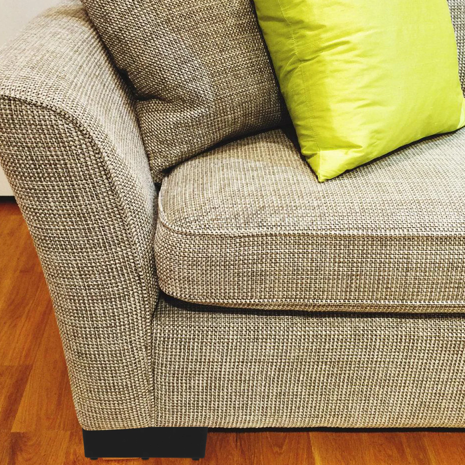 

4Pcs Plastic Furniture Risers Heavy Duty Stable Bed Sofa Couch Chair Legs Replacement Storage Lifters Bed Riser