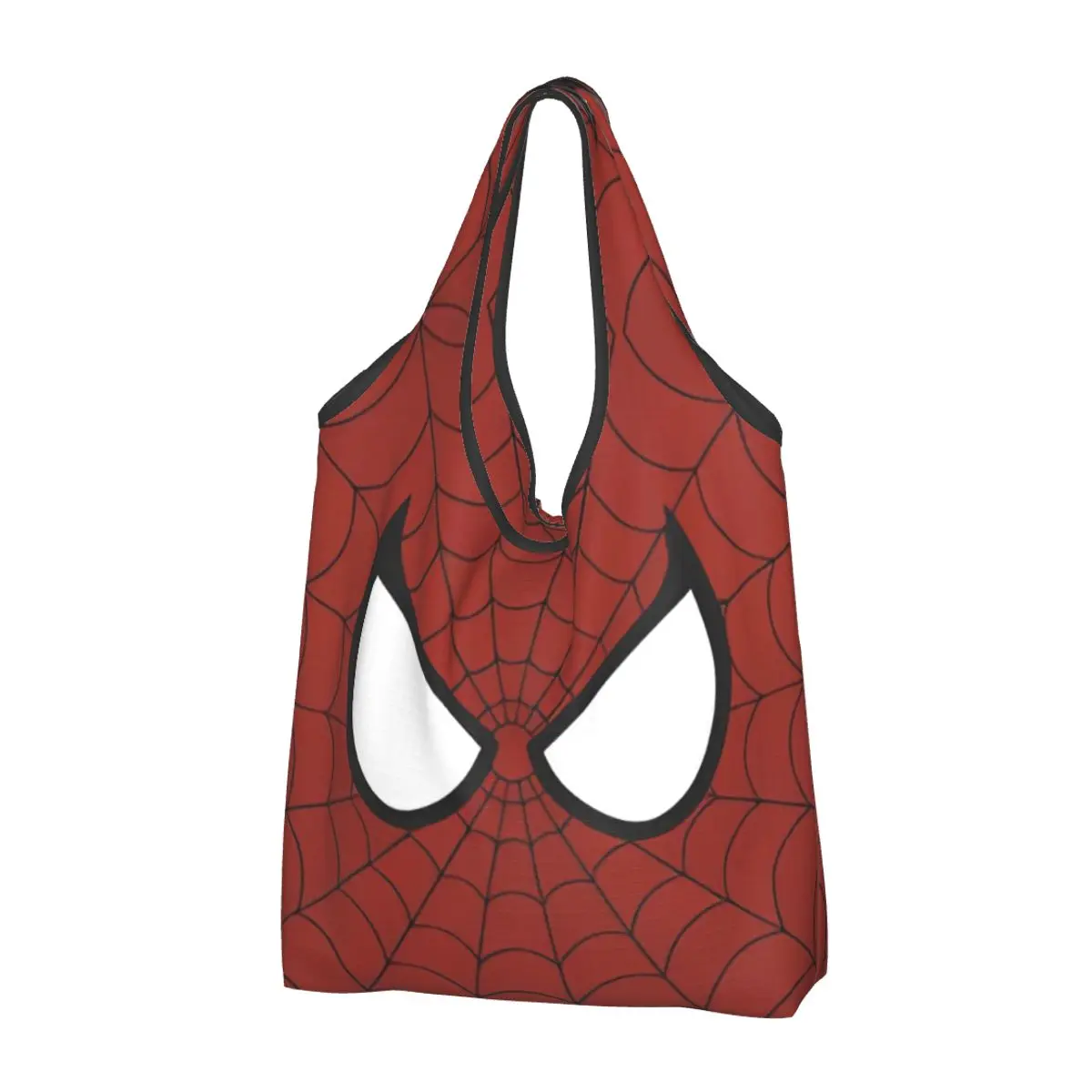 Spider Man Web Shopper Bag Aesthetic Handbags Cloth Beach Tote Bag Student Custom Shoulder Bag