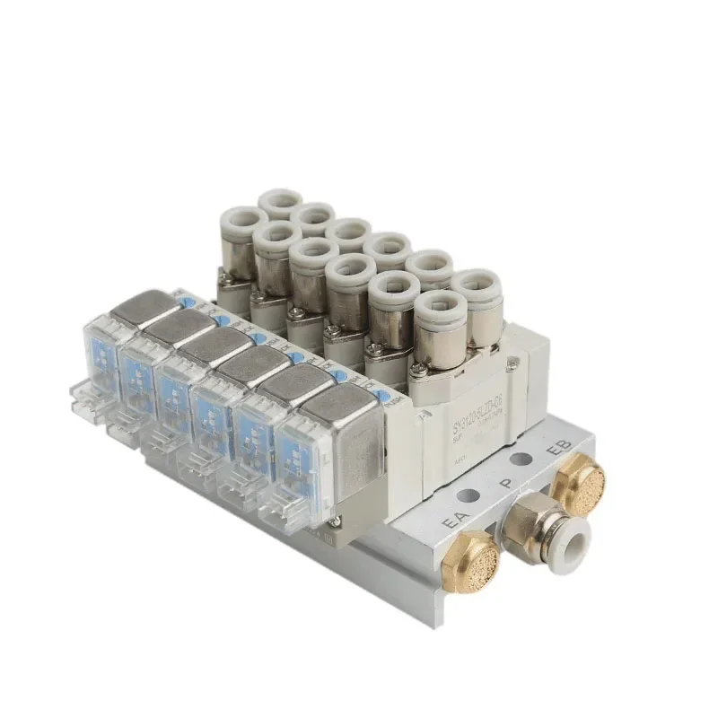 

SMC Type SY3120 Series Manifold Stations SY3120-5LZD-M5 Solenoid Valve Combination Single Electronically Control Valve