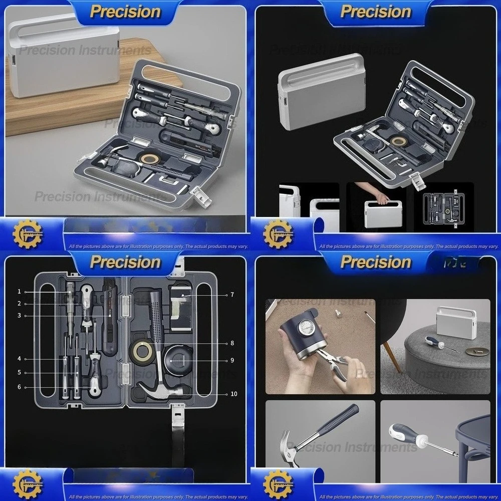 

2026 Manual Tool Kit Set for Electricians Car Repair Home Use Multi Function Toolbox Combo