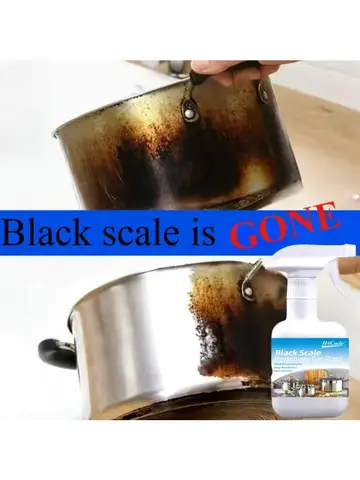 Pan Bottom Cleaning Decontamination Agent Kitchen Blackening Scale Remover Home Polishing Oven Oil Stain Ware Cooktop Spray