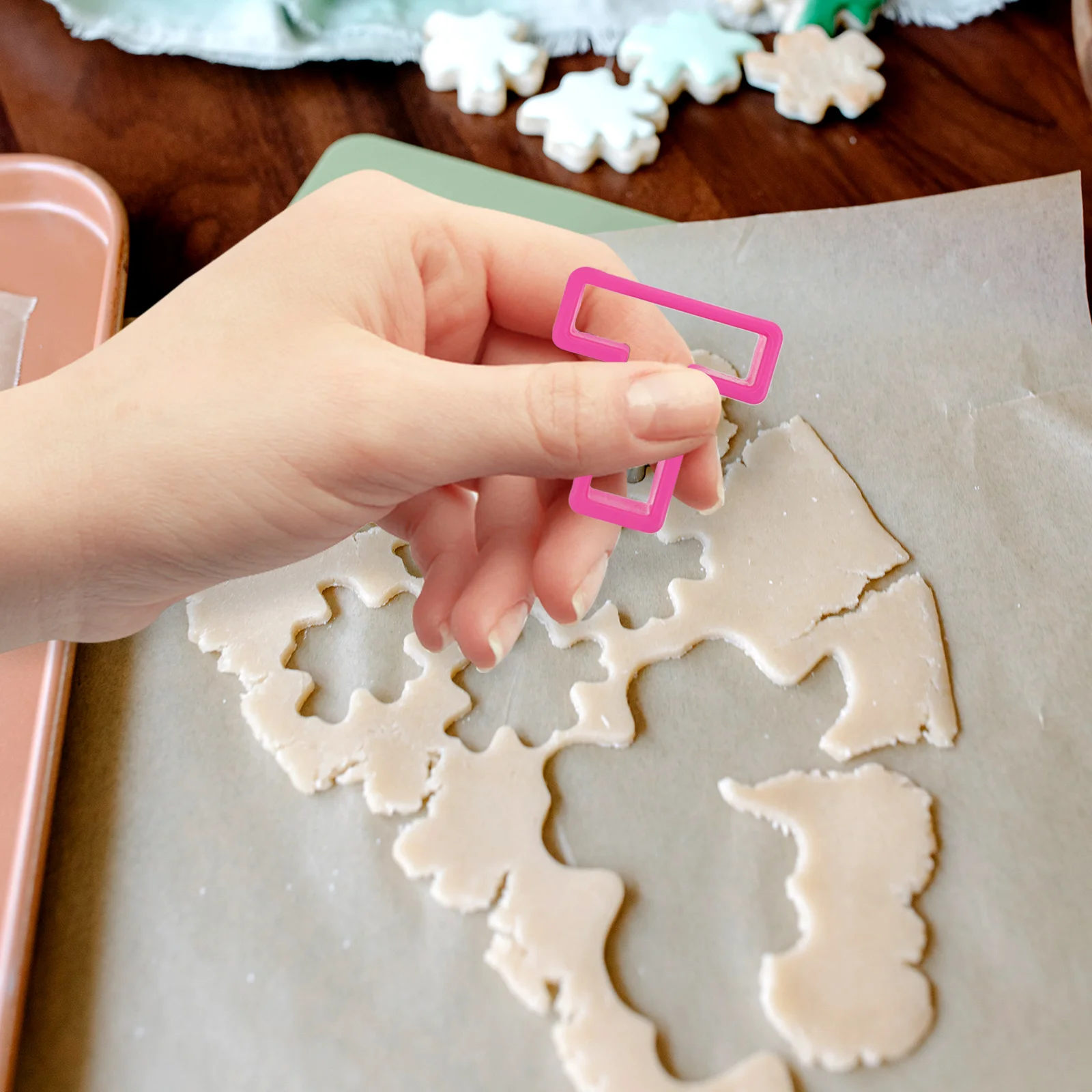 

26pcs Alphabet Cookie Letters Mold Shaped Cutters Block Biscuit Fondant Home Baking Decorative Cake Tool Easy Cleaning