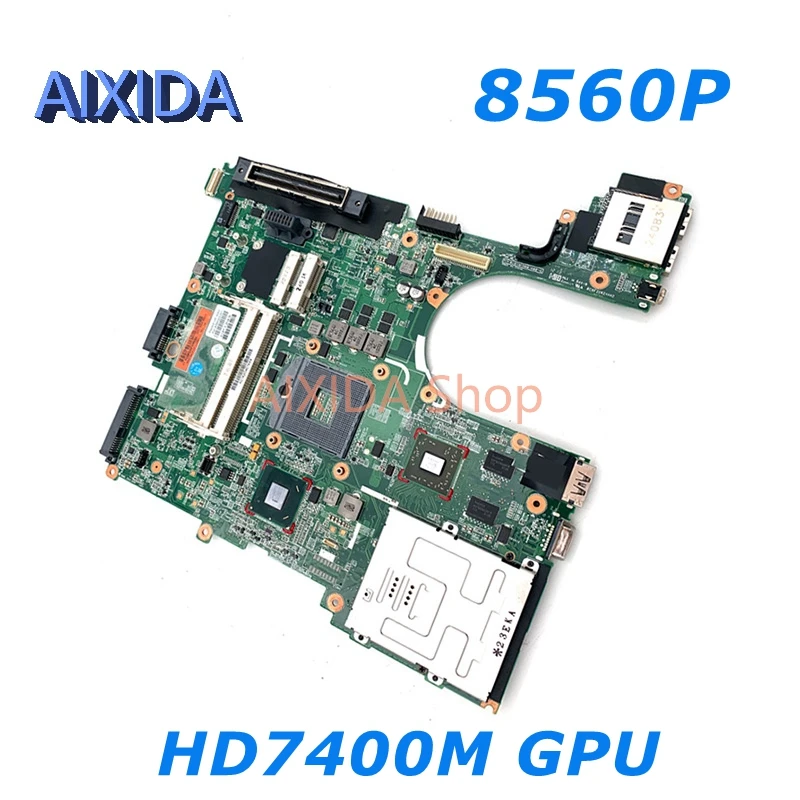 

AIXIDA 684323-001 main board For HP Elitebook 8560P Laptop Motherboard QM67 DDR3 HD7400M GPU full tested