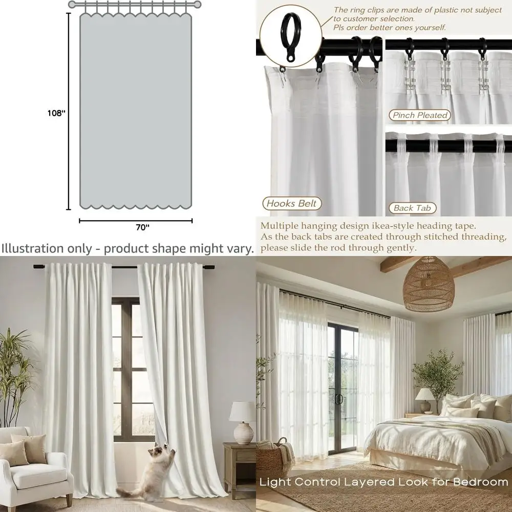 Cream 70 Inch Wide …